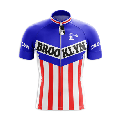 Retro Brooklyn Fietsshirt Korte Mouw