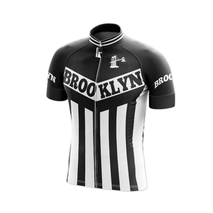 Retro Brooklyn Fietsshirt Korte Mouw