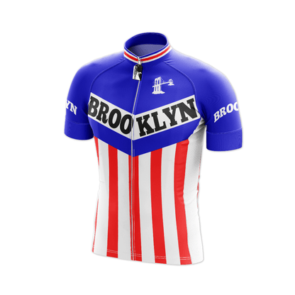 Retro Brooklyn Fietsshirt Korte Mouw