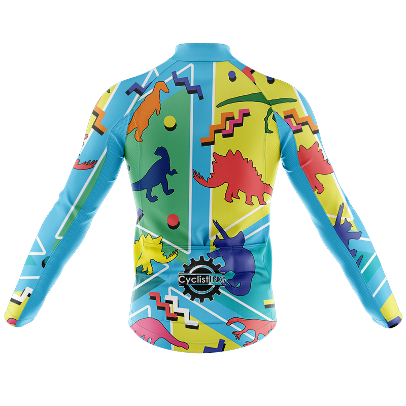 Dinosaurus Lange Mouw Fietsshirt