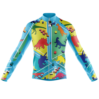 Dinosaurus Lange Mouw Fietsshirt