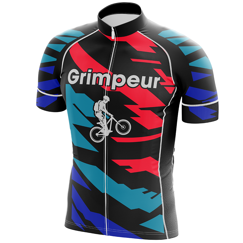 Grimpeur Multi Color Cycling Jersey Short Sleeve