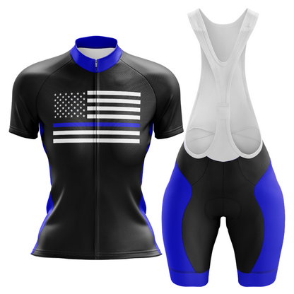 Blauwe Amerikaanse fietsset