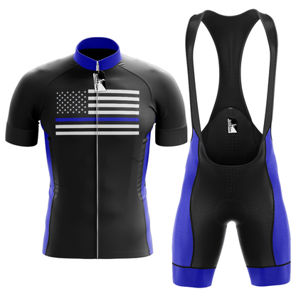 Blauwe Amerikaanse fietsset