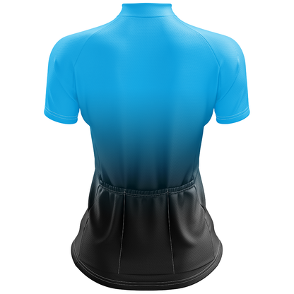Cyan Short Sleeve Cycling Jersey