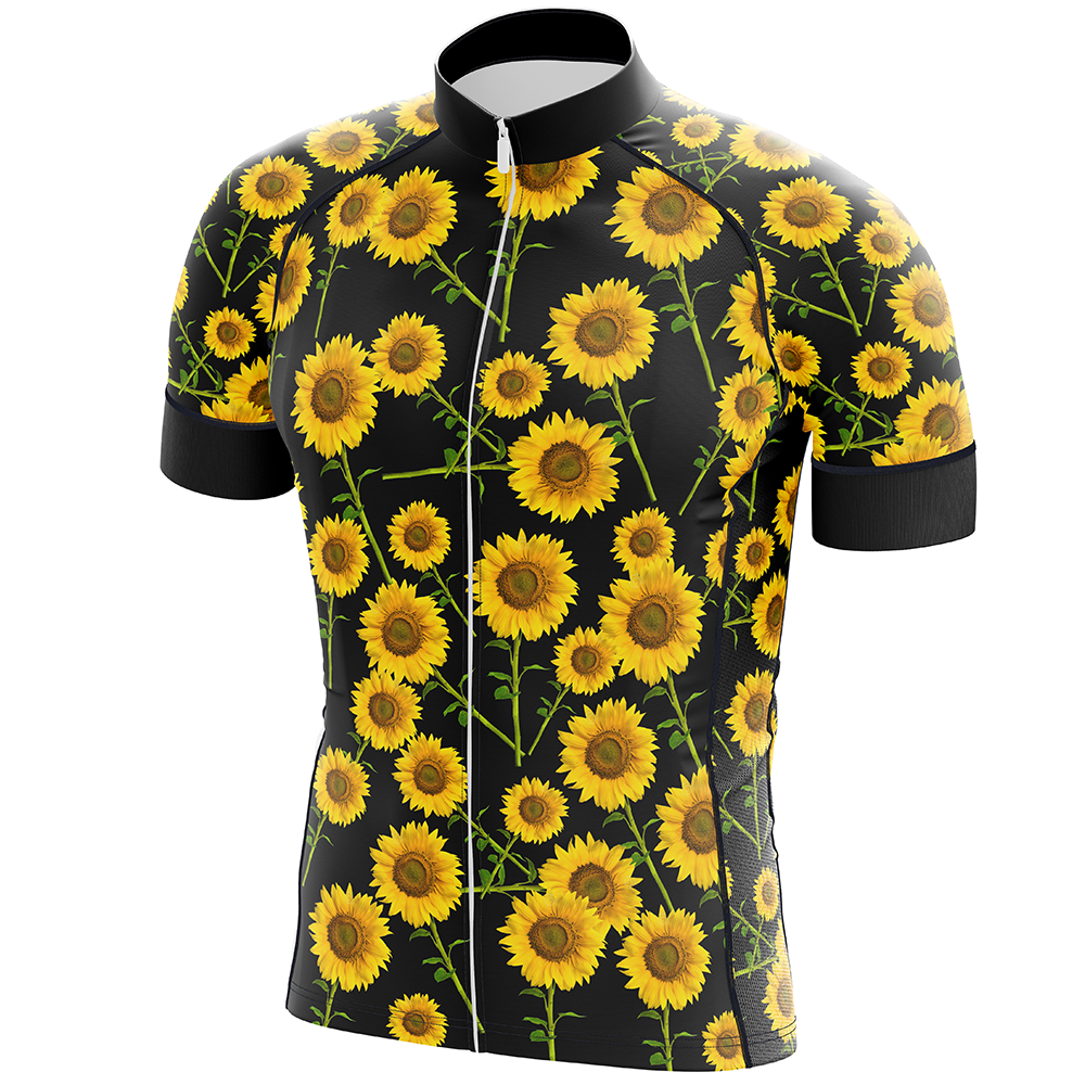 Sunflower Short Sleeve Cycling Jersey
