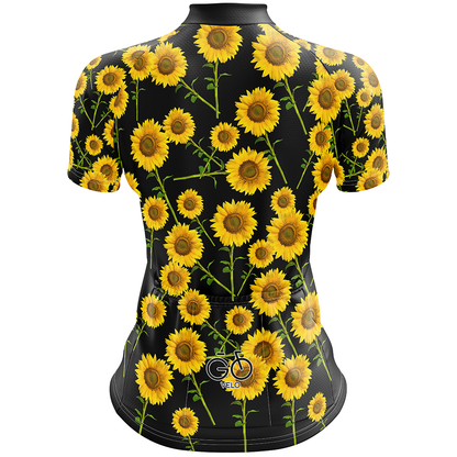 Sunflower Short Sleeve Cycling Jersey