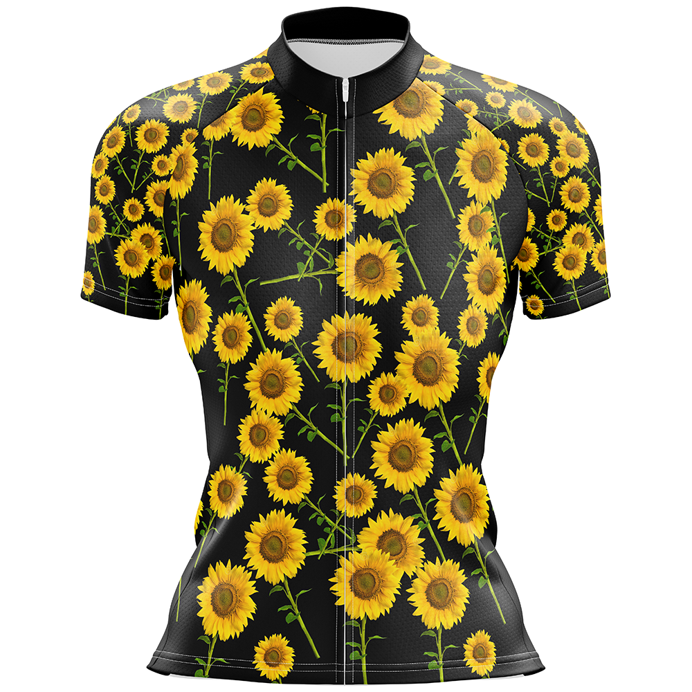 Sunflower Short Sleeve Cycling Jersey